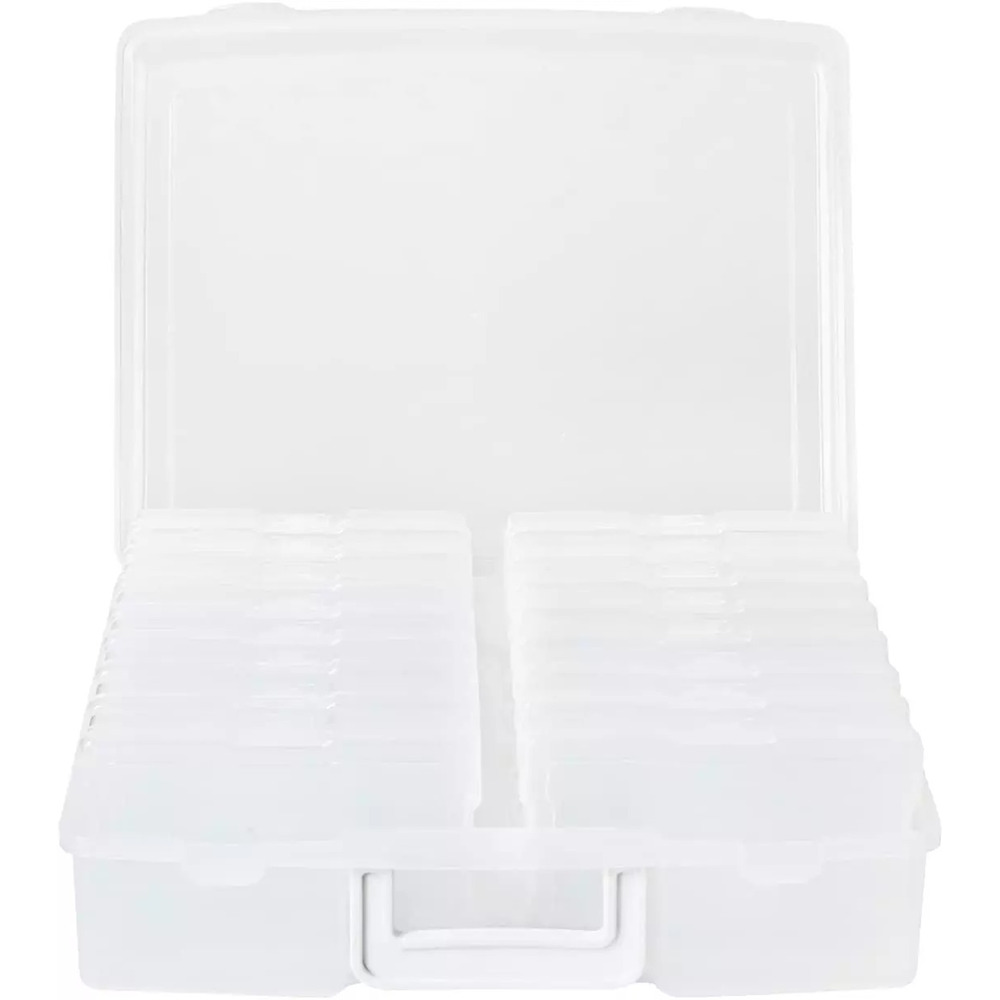 Novelinks Transparent 4" X 6" Photo Cases and Clear Craft Keeper with Handle - 1 - Picture 4 of 5